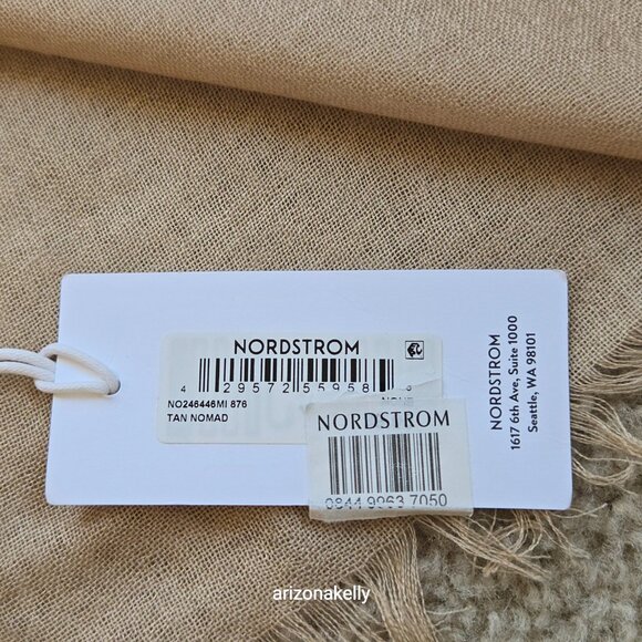 NWT Nordstrom Silk Cashmere Lightweight Scarf - Picture 8 of 10